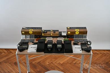 Nikon SB-5000 due flash + batterie + accessori