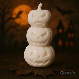 Zucche di Halloween in resina 3d