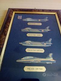 Quadro P.A.N. 1961 / 1982 Frecce tricolori