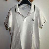 Polo Calvin klein bianca