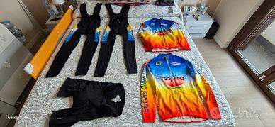 abbigliamento da ciclista