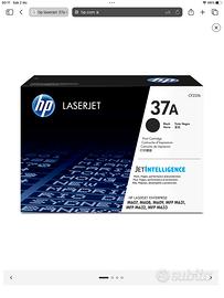 1 X Toner Hp laserjet 37A