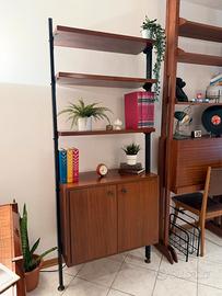 Libreria in teak stile scandinavo anni ‘60
