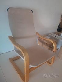 poltrona tipo poang ikea