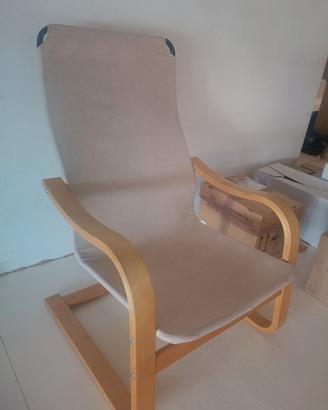 poltrona tipo poang ikea