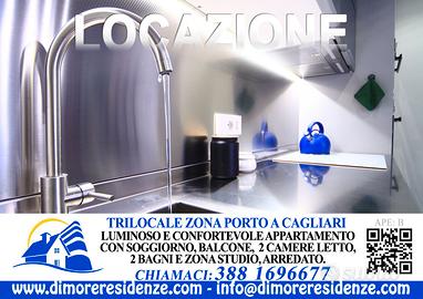 Trilocale, doppio bagno, via Sonnino, 6 mesi