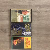 Musicassette Manu Chao,Bob Marley e Santana