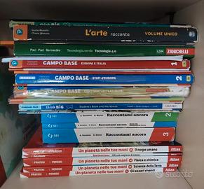 libri, testi scolastici scuole medie