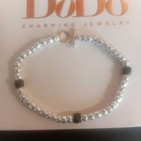 bracciale argento e oro 18kt Dodo