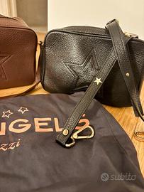 Borse Marks & Angels pelle martella nera e marrone