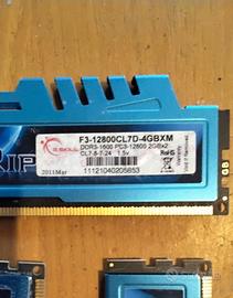 RAM DDR3 8GB (4x2GB) G.Skill RipjawsX 1600MHz CL7