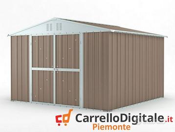 Box struttura lamiera Acciaio 327x307 tortora