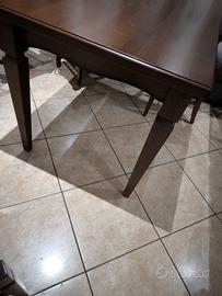 tavolo allungabile in legno 