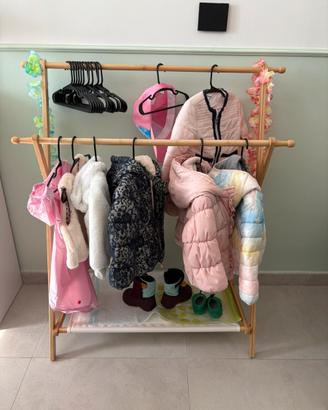 Appendiabiti Montessori per bambini in bambù