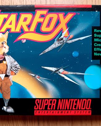 Scatola di Starfox per Super Nintendo SNES ntsc 