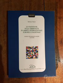 Statistiche e criminalità, libro criminologia