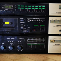 Impianto stereo HiFi Pioneer fine anni '70 vintage