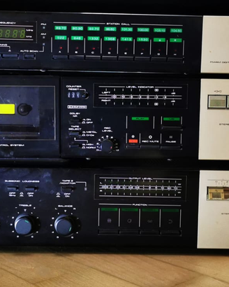 Impianto stereo HiFi Pioneer fine anni '70 vintage