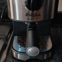 macchinetta da caffè con cialde e macinato 