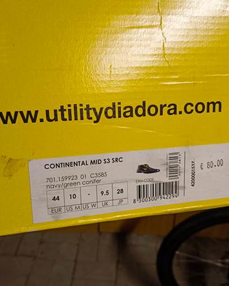 scarpa antinfortunistica diadora Continental mid