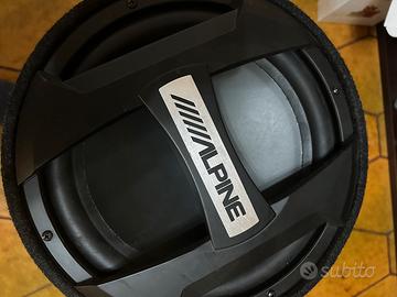 Subwoofer alpine swt-1254