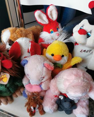 Lotto 10 peluches vari vintage