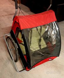 Trasportino per bimbi da bici o passeggio