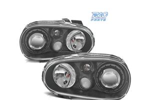 FARI VOLKSWAGEN VW GOLF 4 LOOK R32 FONDO NERO