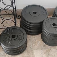 DISCHI BUMPER OLIMPIONICI BILANCIERE PESI PALESTRA