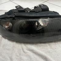 Coppia fanali anteriori neri audi a4