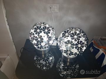 Tris Lampadario e due lampade da tavolo