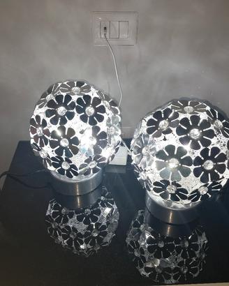 Tris Lampadario e due lampade da tavolo