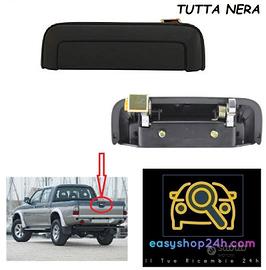 MANIGLIA ESTERNA NERA PER MITSUBISHI L200 96 05 PO
