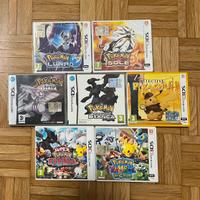 Lotto 7 giochi Pokemon ITA Nintendo DS e 3DS