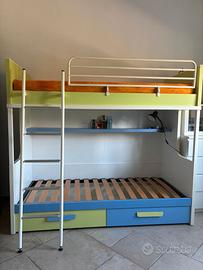Letto a castello DOIMO City Line + materasso nuovo