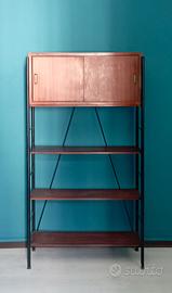 scaffale libreria in teak 