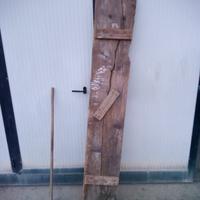 asse di legno antica mensola di recupero