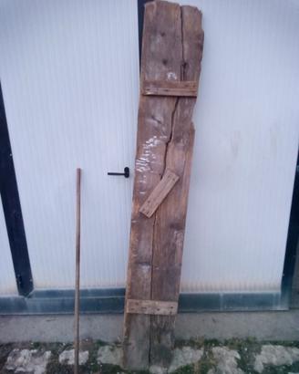 asse di legno antica mensola di recupero