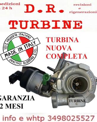 TURBINA COMPLETA NUOVA 1.3 5430970000 MULTIJET