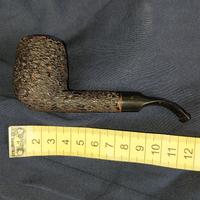 pipa da collezione marcata in radica artigianale