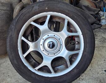 4 Cerchi in lega più 4 Pneumatici per Mini One R56