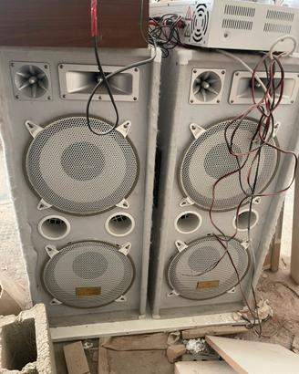 Coppia Casse Malone 500w ognuna