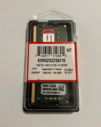 RAM 16GB PC PORTATILE