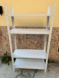Libreria scaffale in metallo polifunzionale