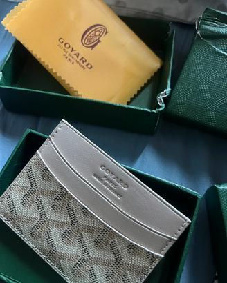 Portacarte Goyard - Beige
