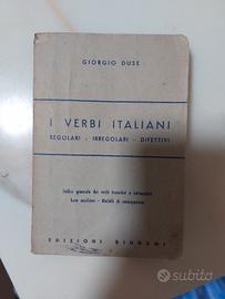 libro tascabile I VERBI ITALIANI 
