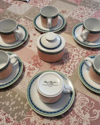 Servizio da tè 6 Porcellana Royal Porcelain