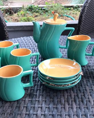 Servizio nuovo thè/caffè anni 80 Naj Oleari