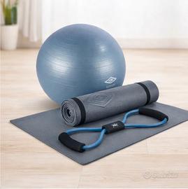 Set palestra Umbro (Tappetino, palla ed elastico)