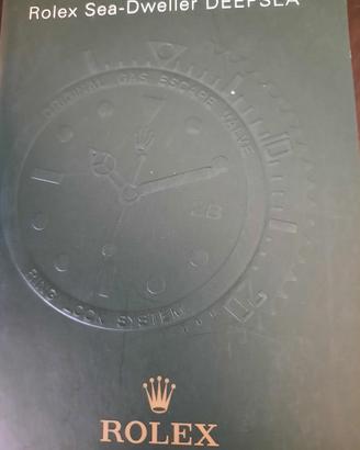 Libretto Rolex Deep sea 2009 2012 Italia